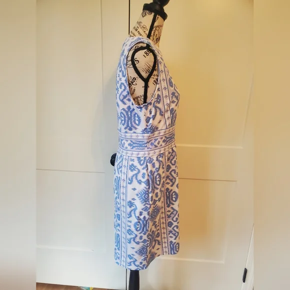 Blue and White Spring Dress-NWT - Picture 3 of 6